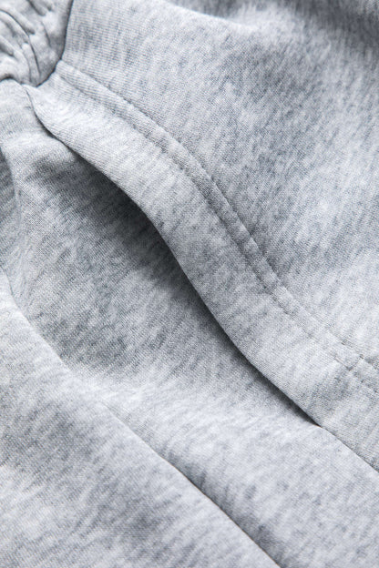 Damen Zweiteiliges Sweat-Set Kariert Grau