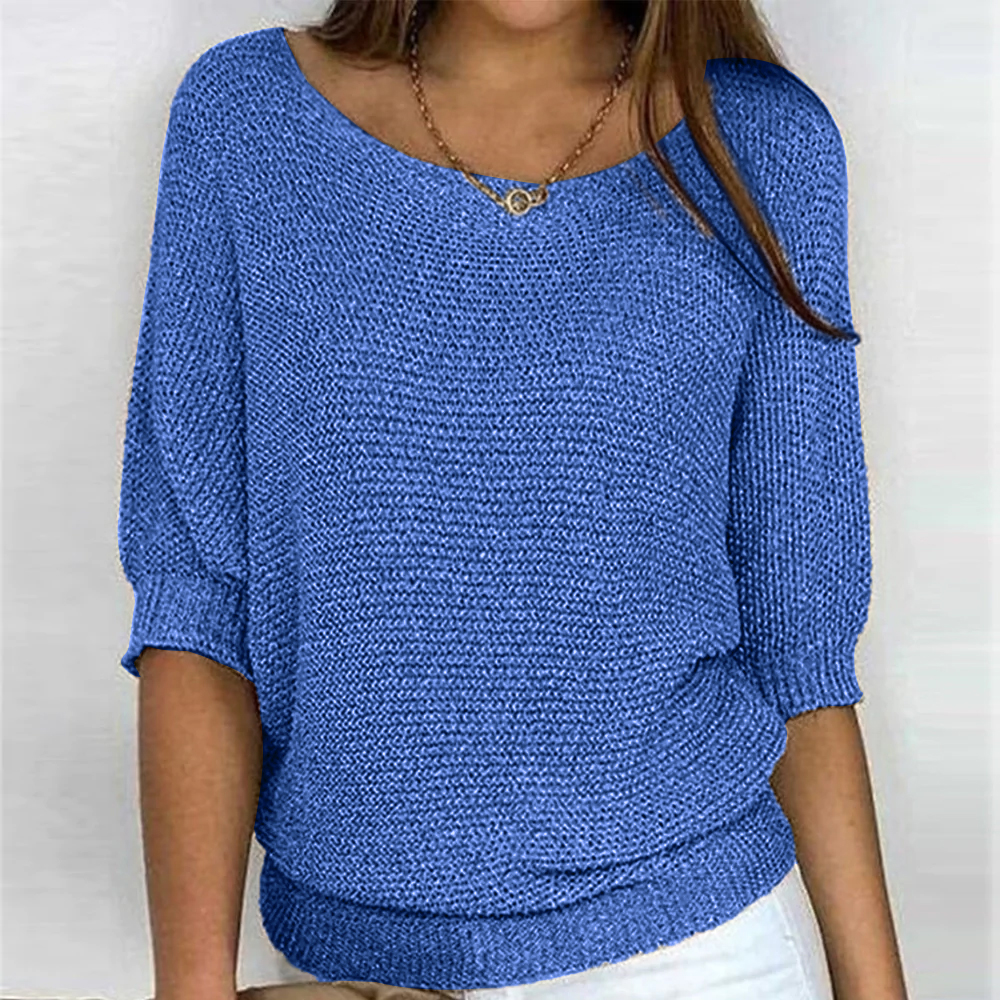 Damen Pullover Langarm Klassisch Casual - Norvielle