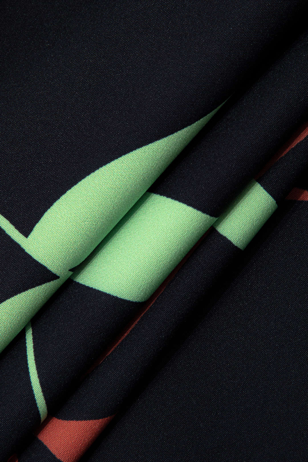 Damen Zweiteiler Bambusprint und Hose mit Knotendetail