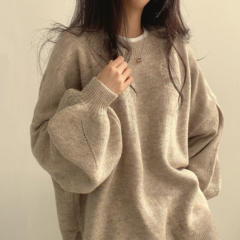 Damen Oversized Pullover Einheitsgröße - Norvielle
