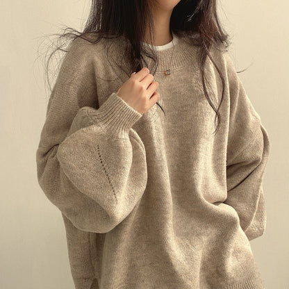 Damen Oversized Pullover Einheitsgröße - Norvielle