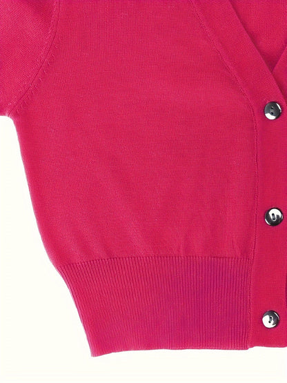 Norvielle Damen Bolerojacke Knopfverschluss