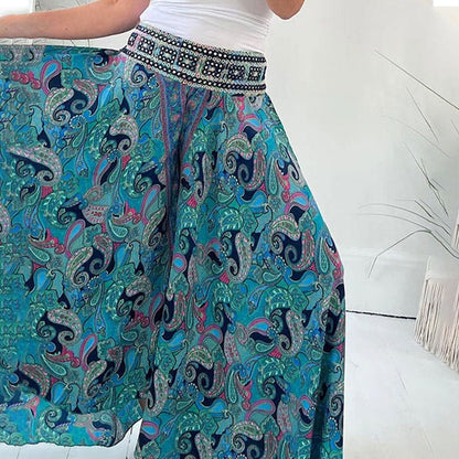 Norvielle Damen Sommerhosen Elastischer Bund Bequem