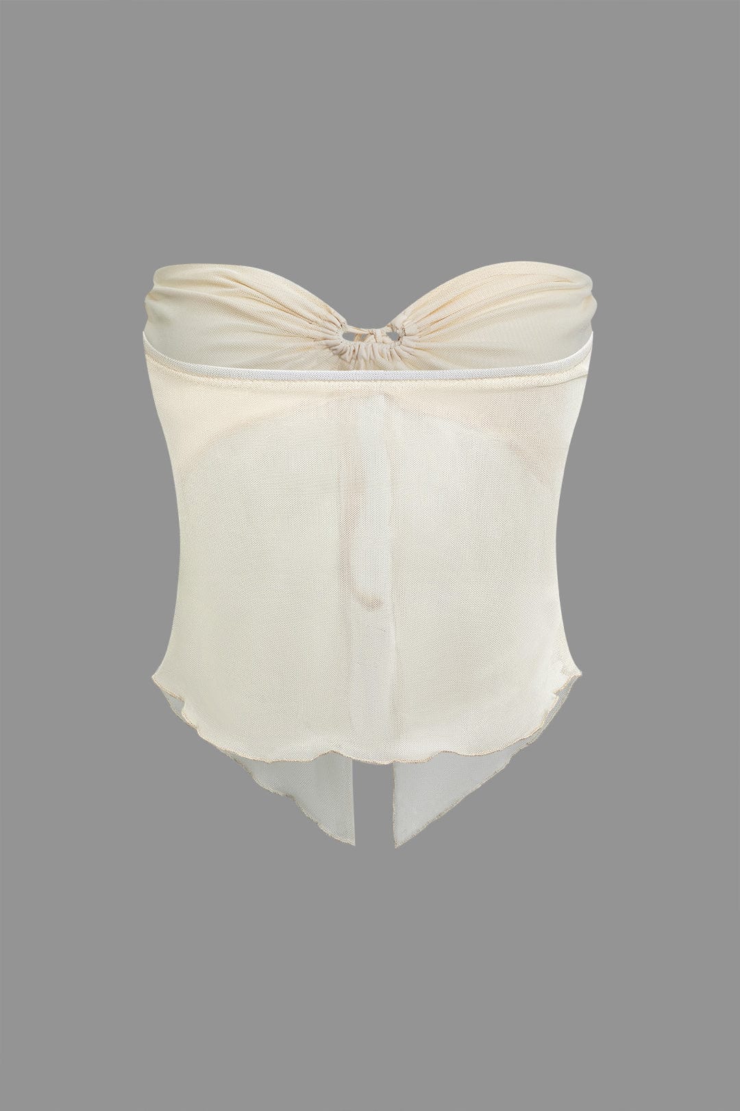 Damen Zweiteiler-Set Bandeau-Oberteil Maxirock