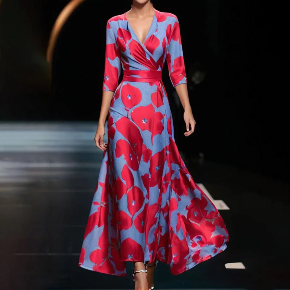 Damen Festliches Sommerkleid Maxi - Norvielle