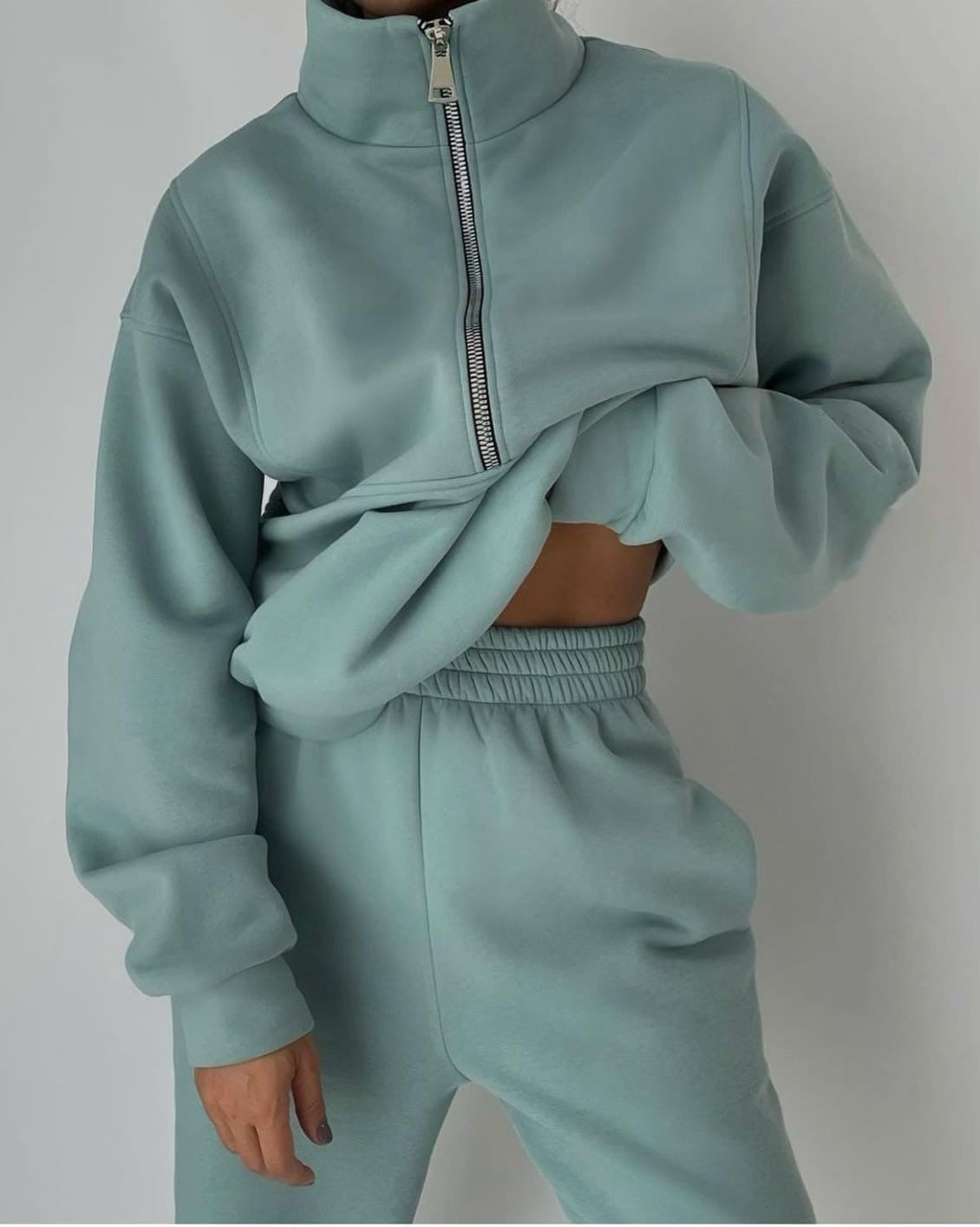 Damen Zweiteiliges Lounge-Set Jogginghose - Norvielle