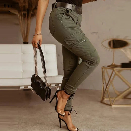 Damen Cargo-Jeans Norvielle Baumwolle Bequem