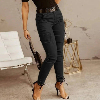 Damen Cargo-Jeans Norvielle Baumwolle Bequem