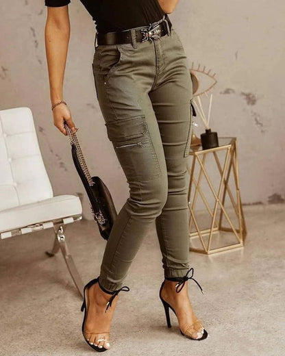 Damen Cargo-Jeans Norvielle Baumwolle Bequem