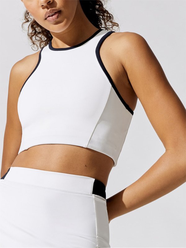 Damen Sport-BH Racerback mit Kontrastdetail Orange