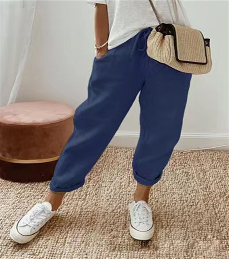 Damen Bequemhose Lässig Stretch