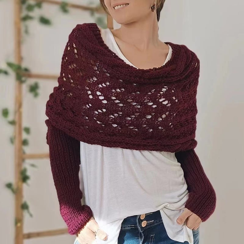 Norvielle Damen Strickschal Bequem