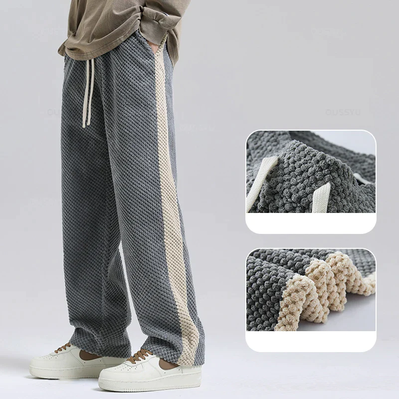 Norvielle Damen Waffel-Kord-Jogginghose - Norvielle