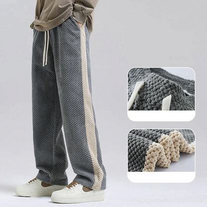 Norvielle Damen Waffel-Kord-Jogginghose - Norvielle