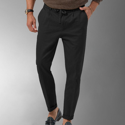 Norvielle Herren Linienhose Leicht Beige