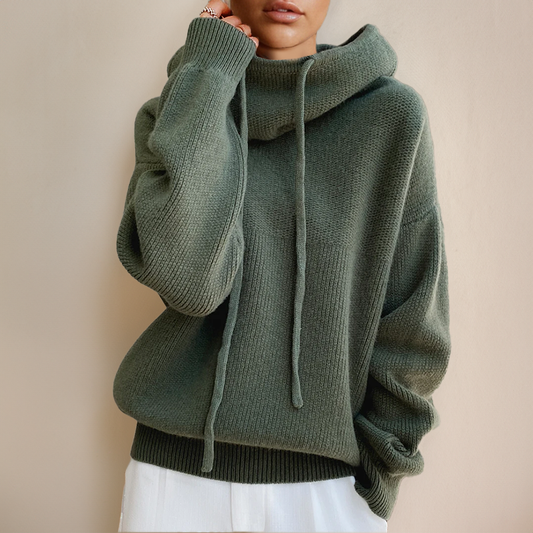 Alina Damenhoodie Softtouch Fleece Grau - Norvielle