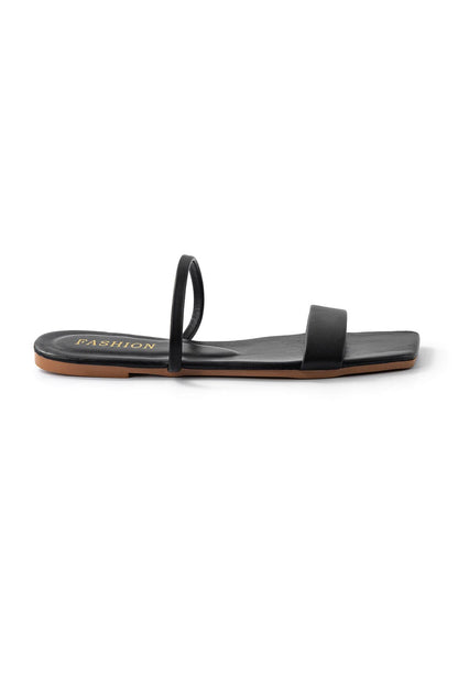 e Damen Sandalen Minimalistisches Design Leder