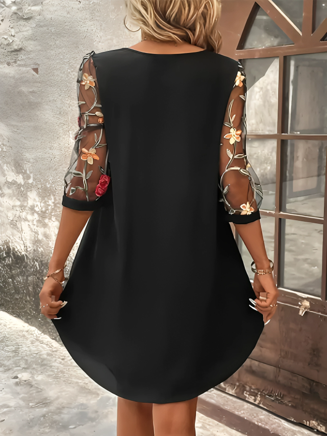 Norvielle Damen Midi-Kleid Stilvoll