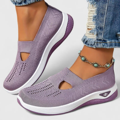 Damen Slip-On Sneaker Atmungsaktives Mesh