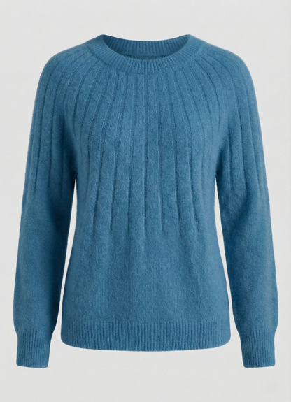 Damen Strickpullover Flauschig