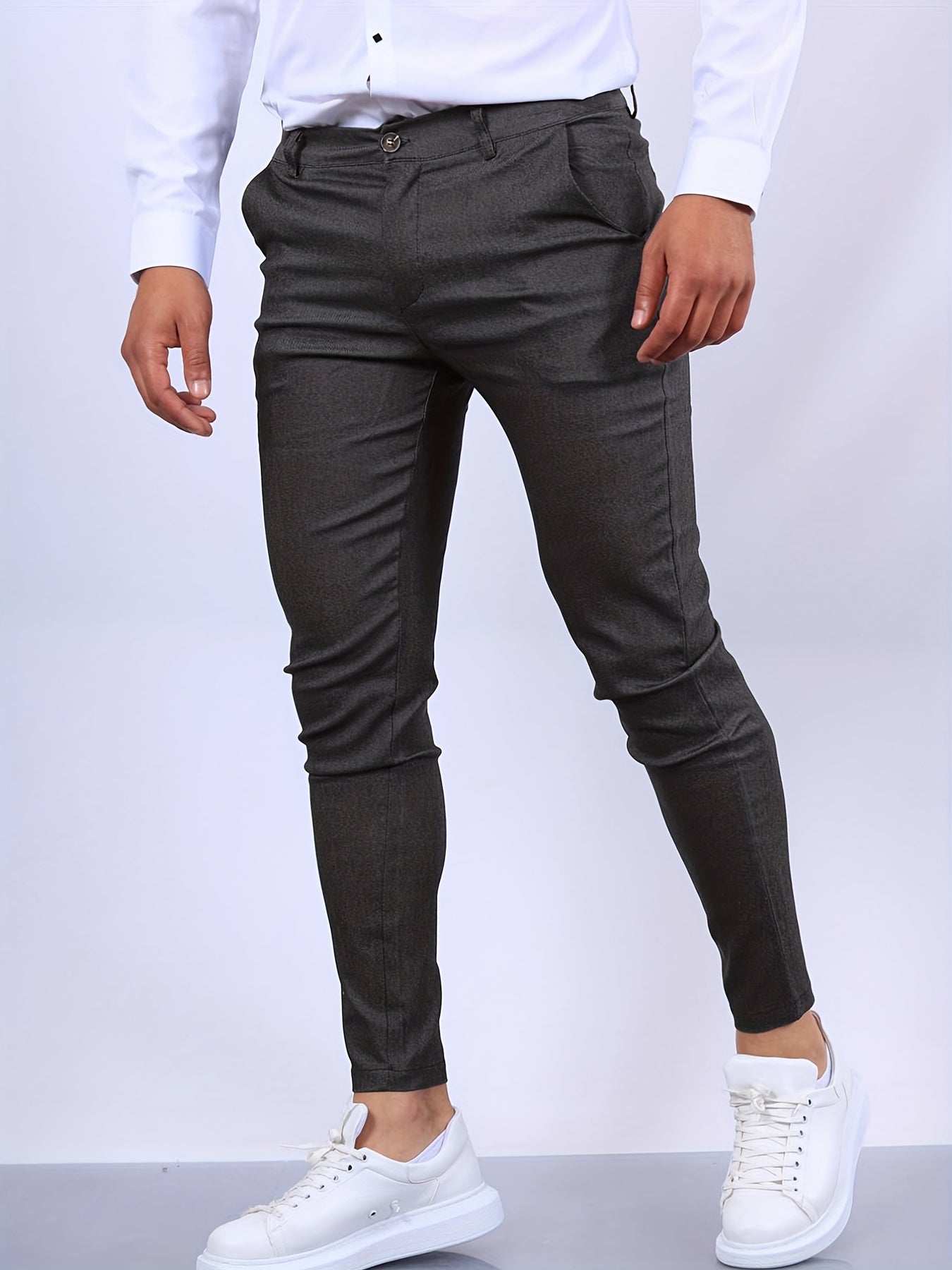 Herren Businesshosen Slim Fit