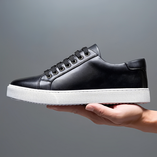 Herrenschuhe Leder Braun - Norvielle
