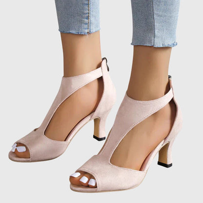 Damen Sandaletten Offene Zehenpartie Frühling Cutout