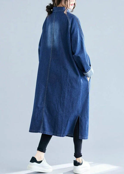 Norvielle Damen Denim Trenchcoat - Norvielle