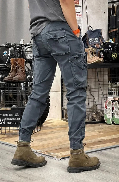 Norvielle Herren Cargo-Hose Stretchig mit Taschen