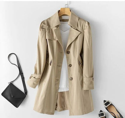 Norvielle Damen Trenchcoat Stylisch