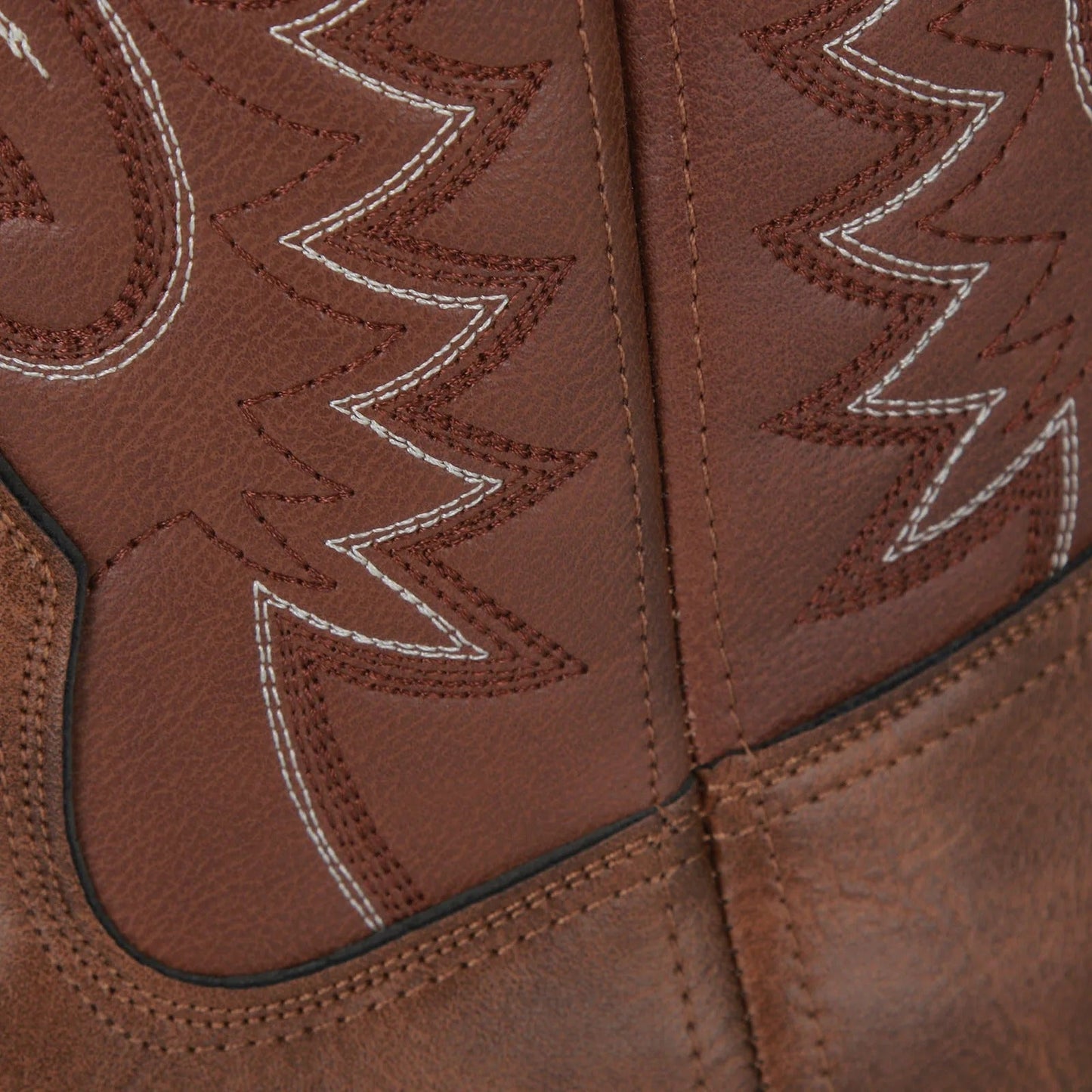 Herren Cowboy-Stiefel Westernstil Leder