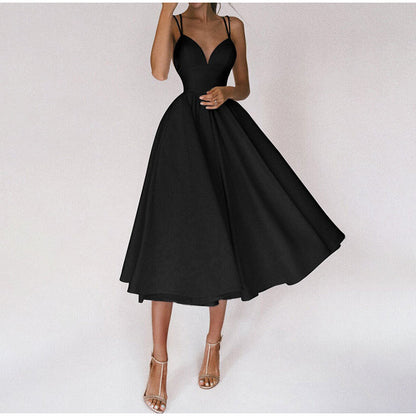 Damen Festliches Midi-Kleid Ballkleid