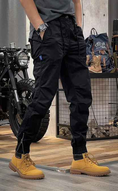 Norvielle Herren Cargo-Hose Stretchig mit Taschen