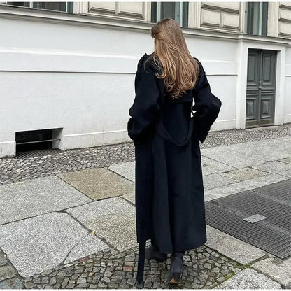 Damen Wintermantel Lang Oversized Wärme