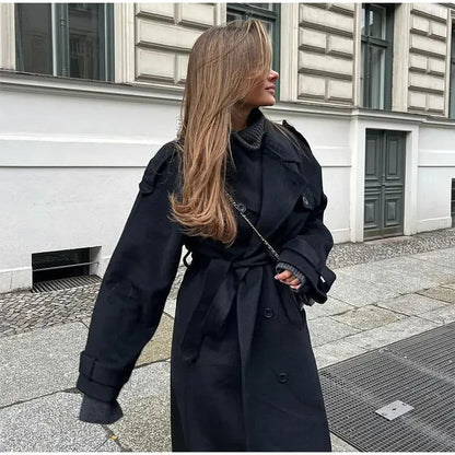 Damen Wintermantel Lang Oversized Wärme