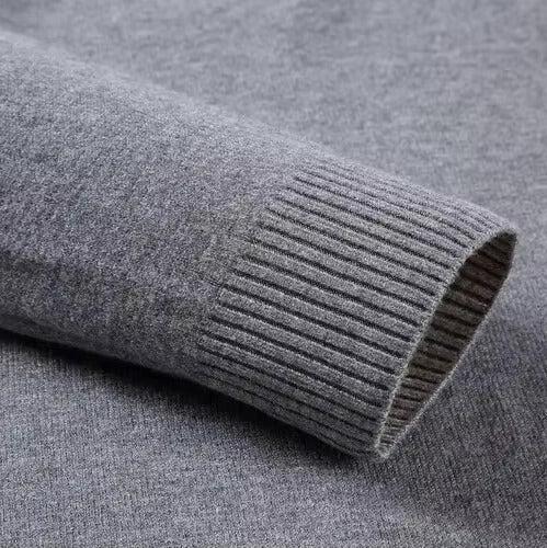 Strickpullover mit Kragen