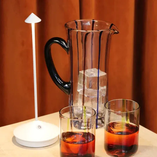 Elegante LED Tischlampe Warmweiß Kabellos Dimmbar