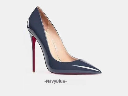 Damen Stiletto High Heels 12cm Weiche Sohle