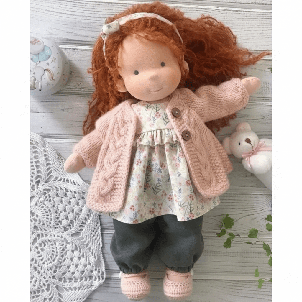 Waldorf Puppe Baumwolle Handgemacht
