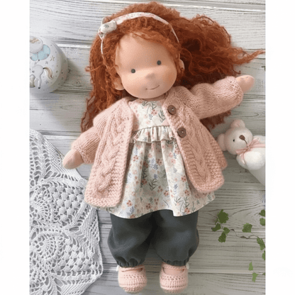 Waldorf Puppe Baumwolle Handgemacht
