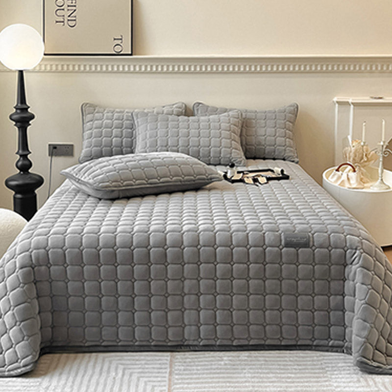 Weiche Tagesdecke Quadratisch Moderner Stil