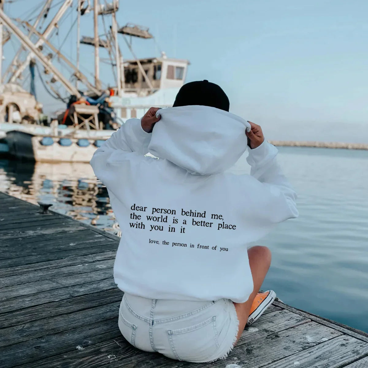 Norvielle Damen Kapuzenpullover Hochwertig