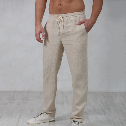 Herren Freizeithose Atmungsaktives Material Bequem Schwarz - Norvielle