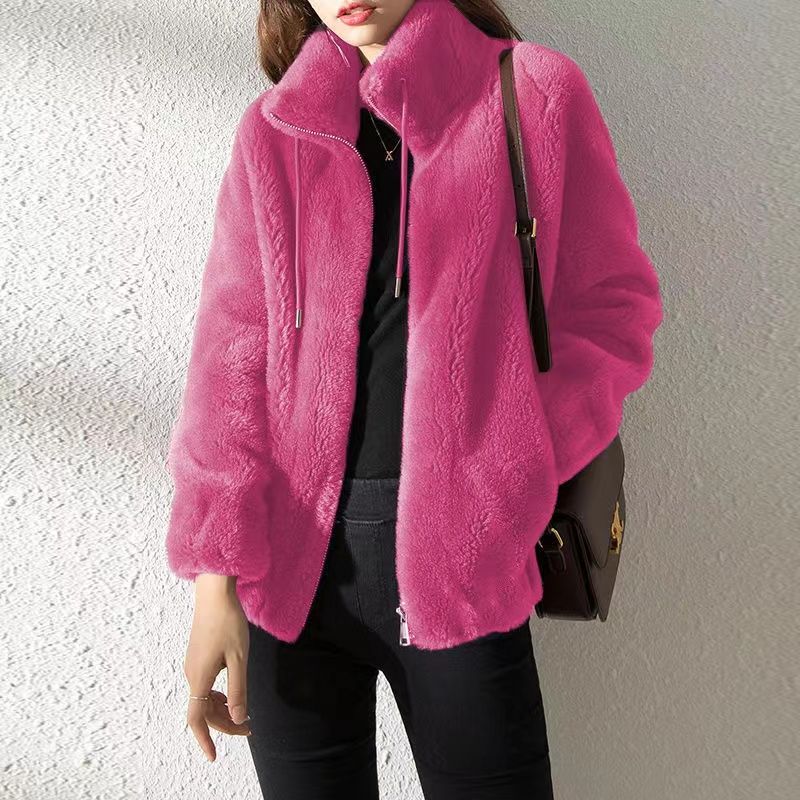 Norvielle Damen Lederjacke Modisch