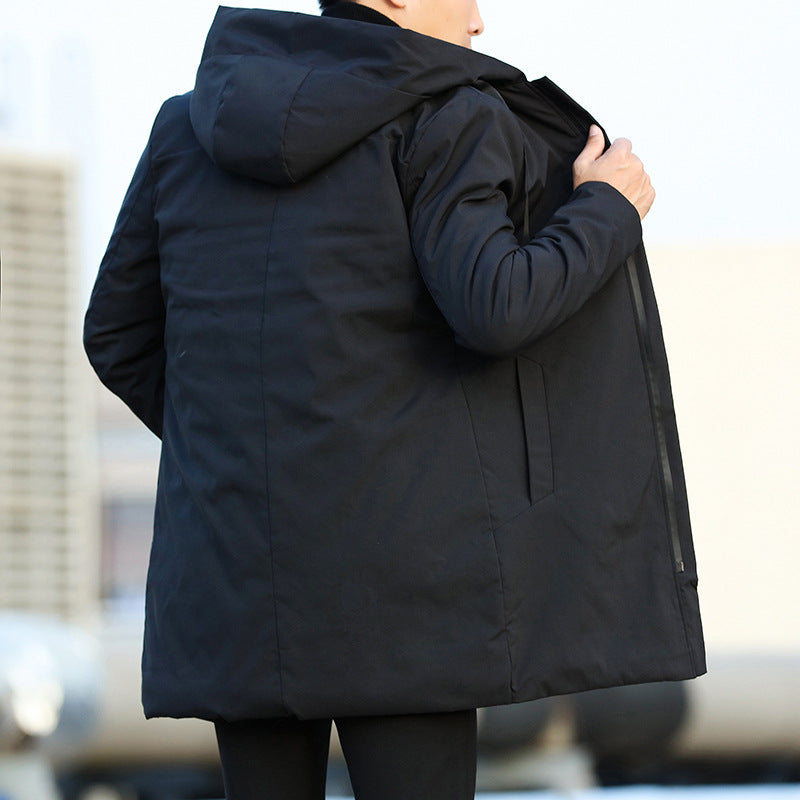 Norvielle Damen Winterparka Wasserdicht Bequem Schwarz - Norvielle