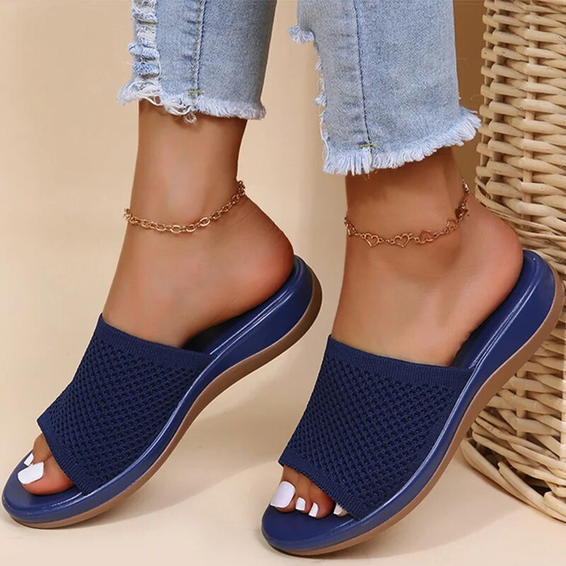 Damen Mesh Sandalen Atmungsaktiv