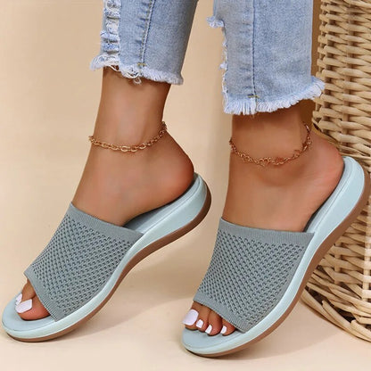 Damen Mesh Sandalen Atmungsaktiv