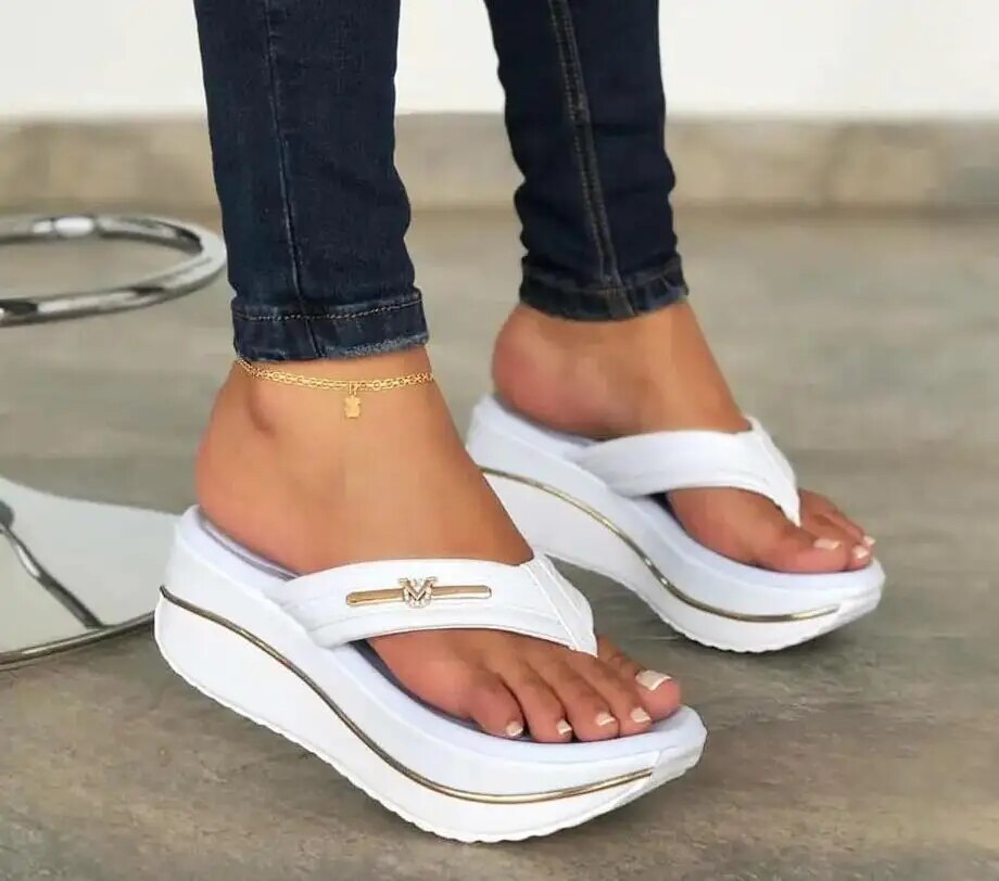 Damen Keilsandalen Bequem Rita