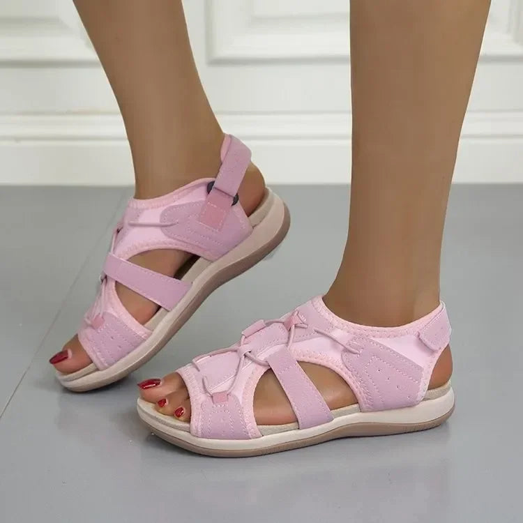 Orthopädische Sandalen Klettverschluss Riemen