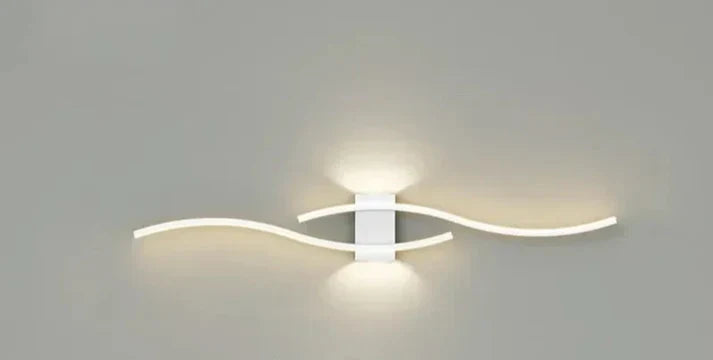 Lumivora LED Wandleuchte Wave Modernes Design 60x15cm Warmweiss
